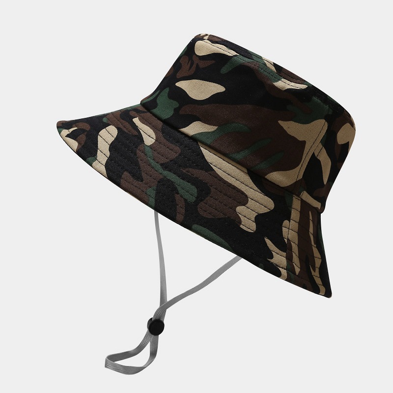 Boonie Hat Tactical - Camo Bucket Hat Brede rand Zonbescherming
