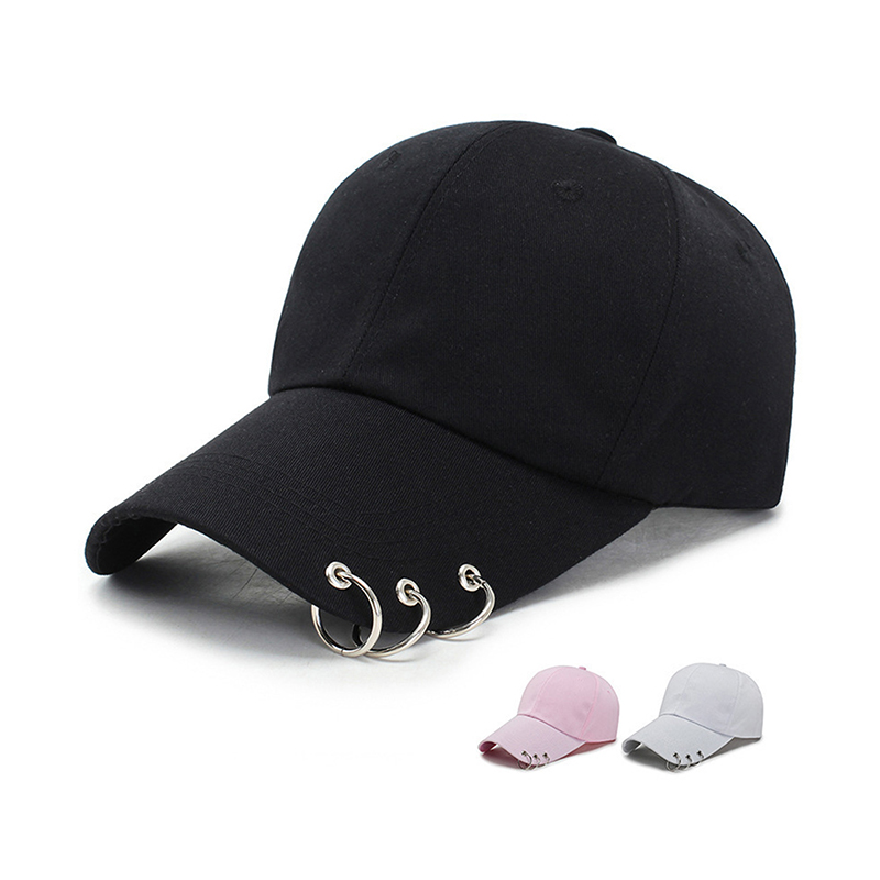 Dad Hat Cotton - Snapback hoeden unisex met ringcirkel, verstelbare