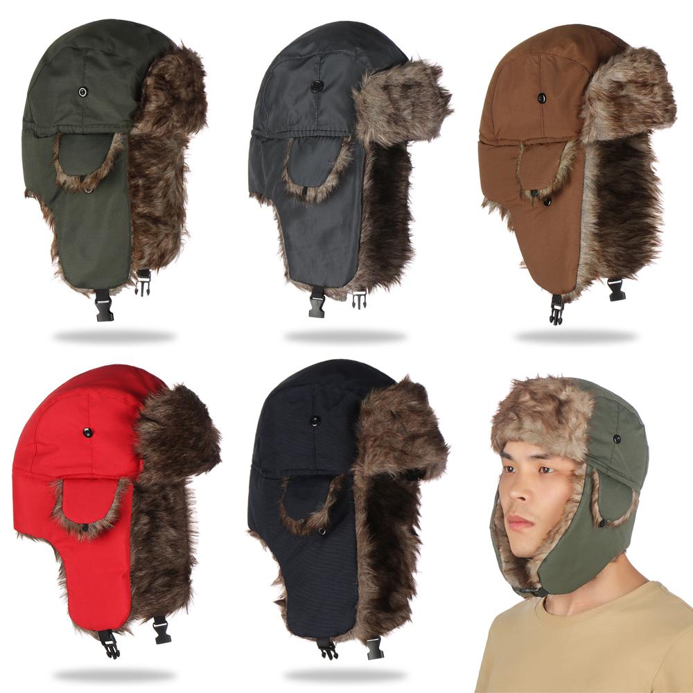 Trapper Hat Ear Flap - Warme winterbont oorklep skimuts heren dames