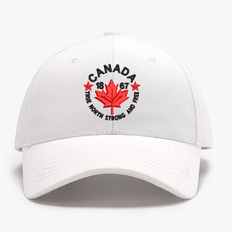 Geborduurde Canada True North  - Baseball Cap Structured recensie en prijs