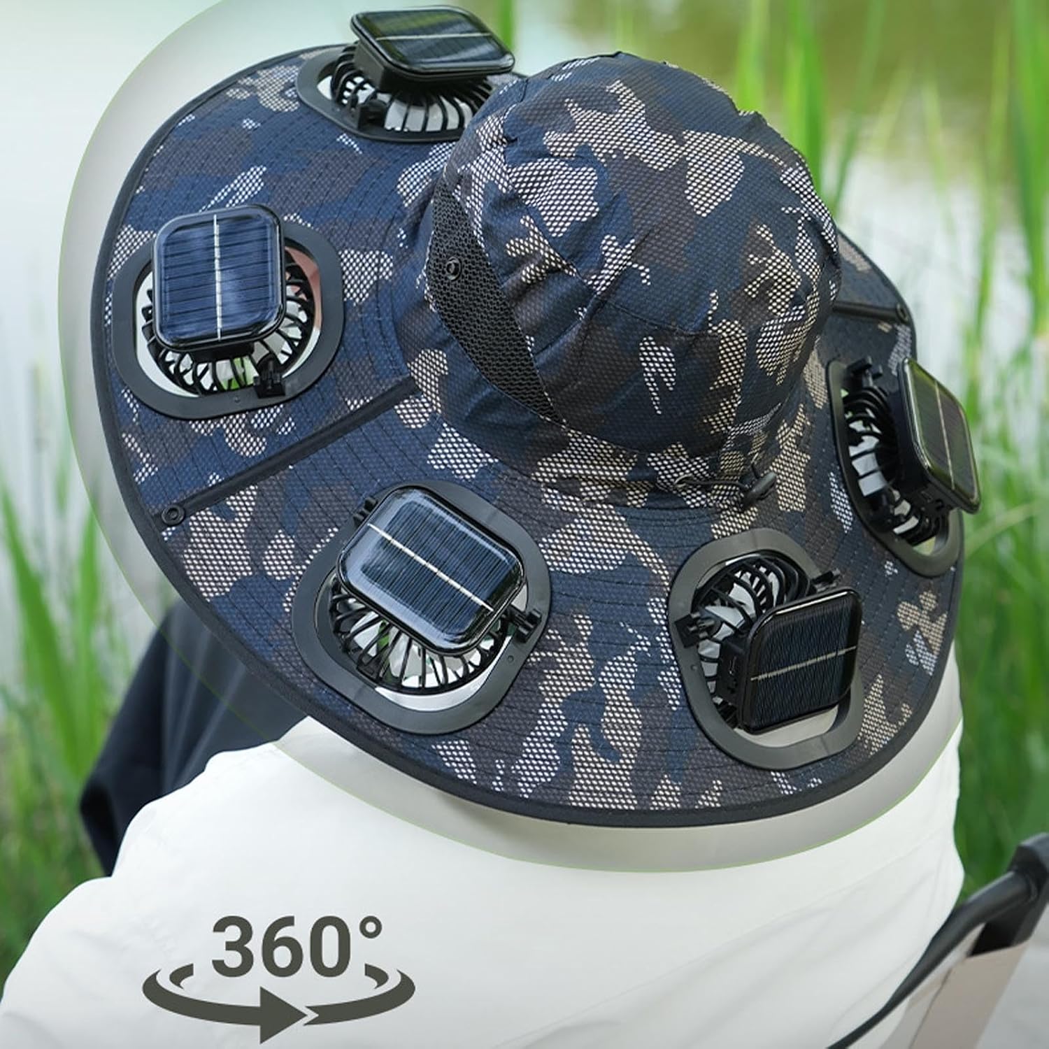 Zonnehoed met 6 ventilatoren,  - Visor Sun Hat recensie en prijs