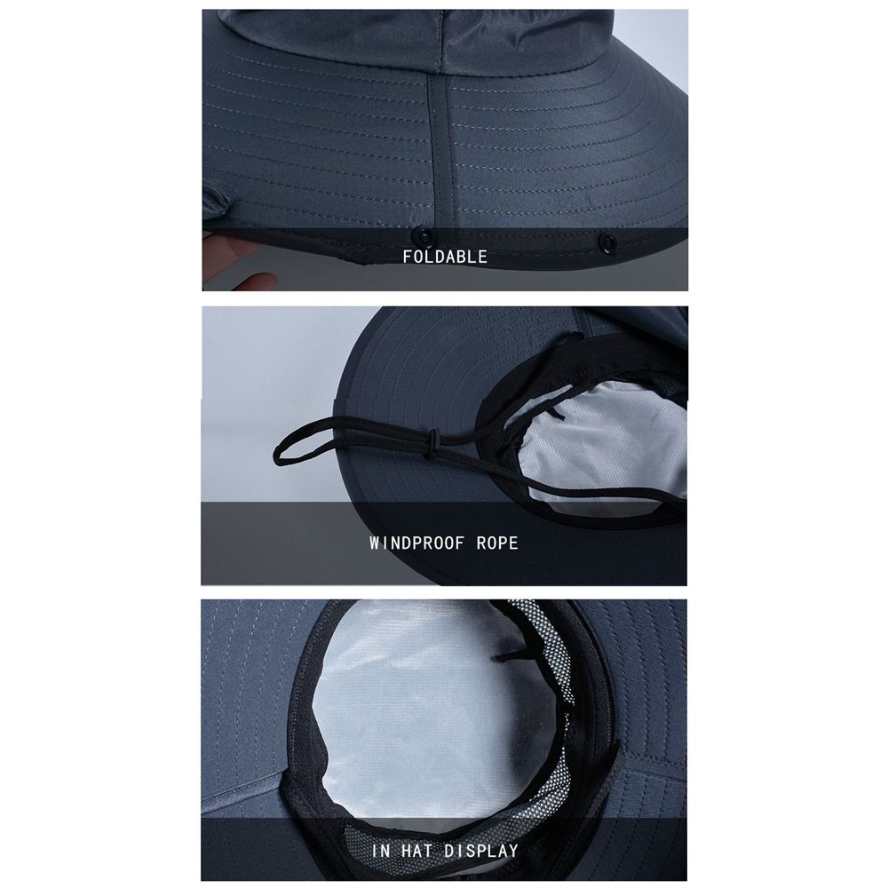 Eenvoudige stoffen herenzonneh - Visor Sun Hat recensie en prijs