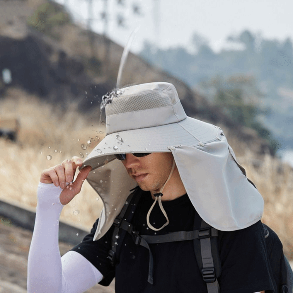 Eenvoudige stoffen herenzonneh - Visor Sun Hat recensie en prijs