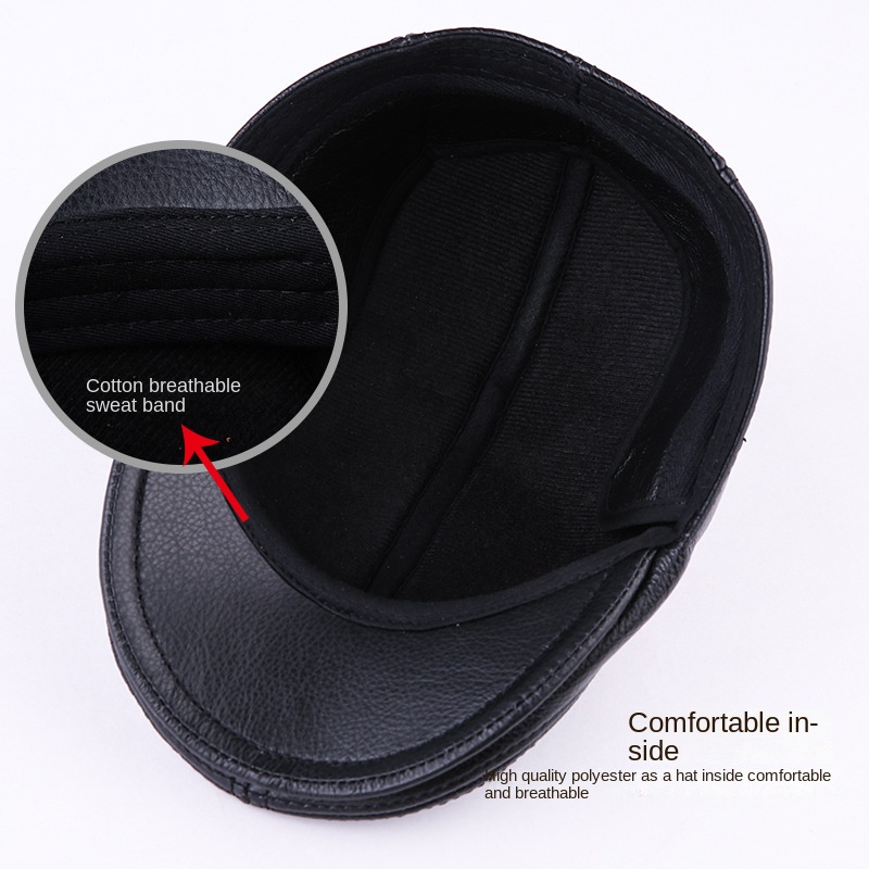 Echt rundleer heren baretten p - Baseball Cap Structured recensie en prijs