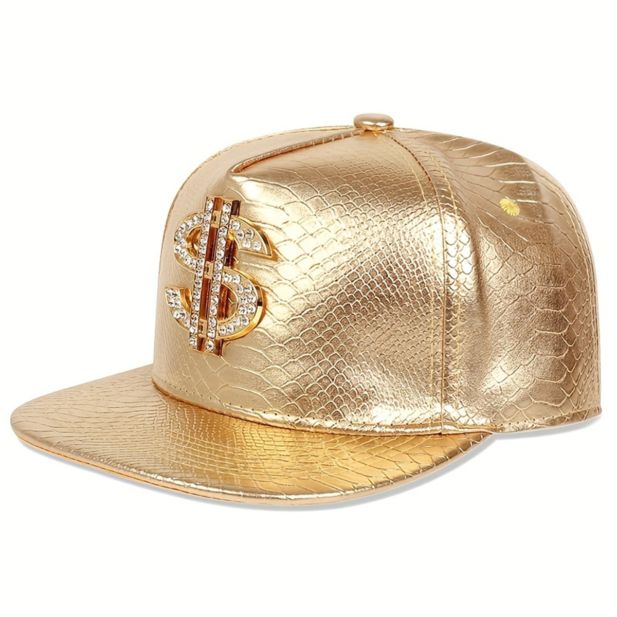 Lederen metallic dollar teken  - Baseball Cap Structured recensie en prijs