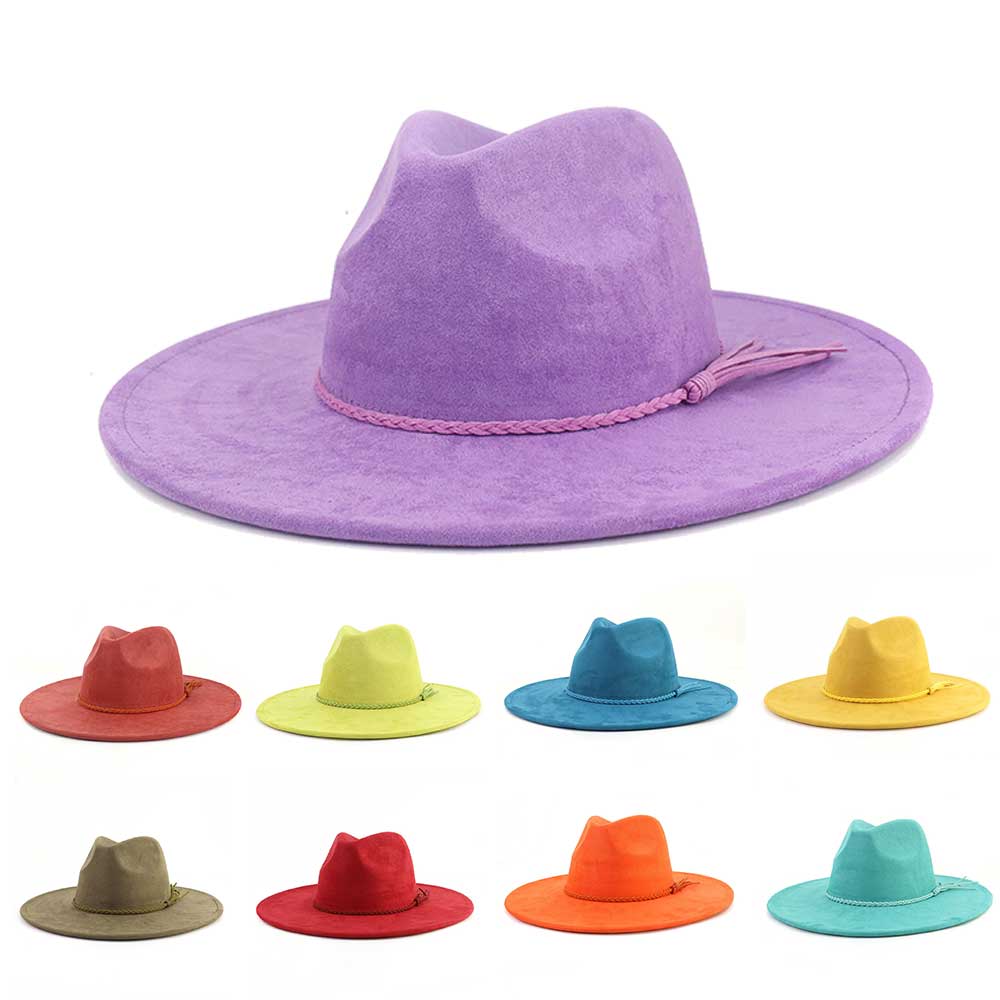 Veganistische suède hoed drupp - Fedora Hat Wool recensie en prijs