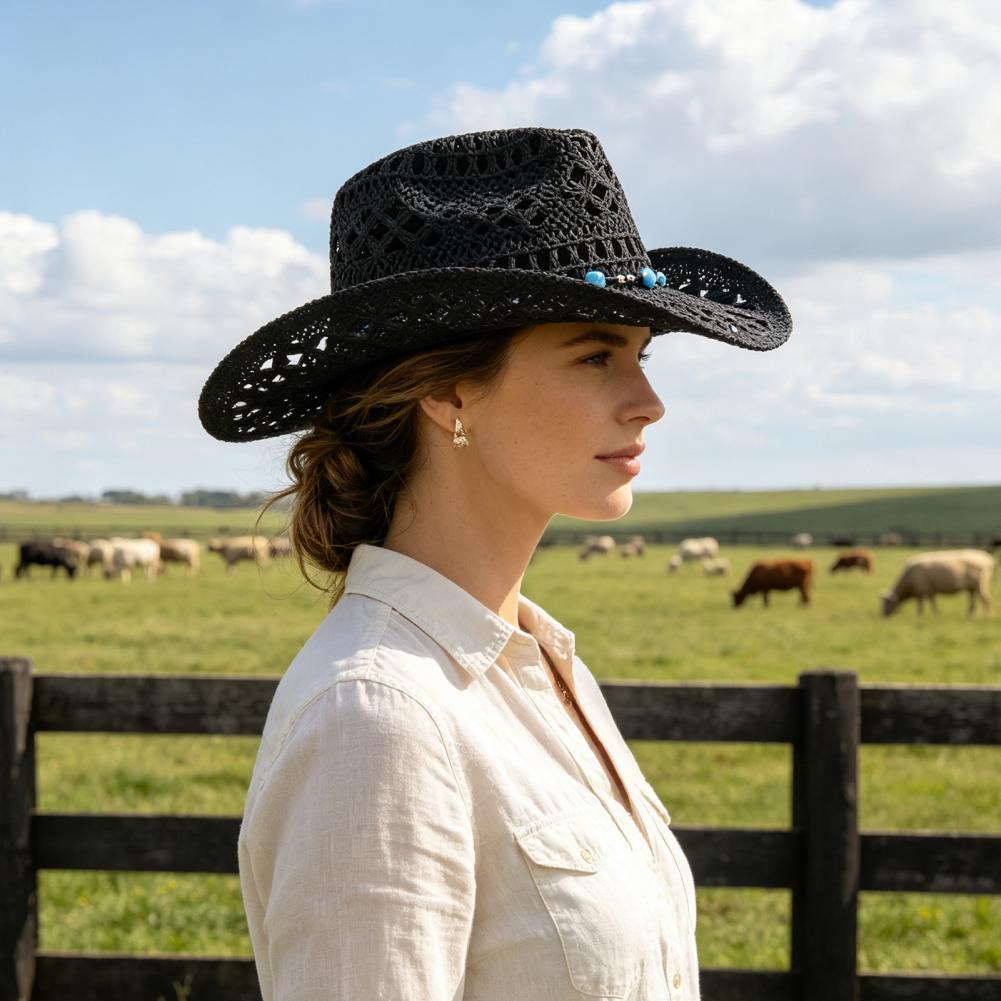 Cowboyhoed met brede rand Comf - Cowboy Hat Straw recensie en prijs