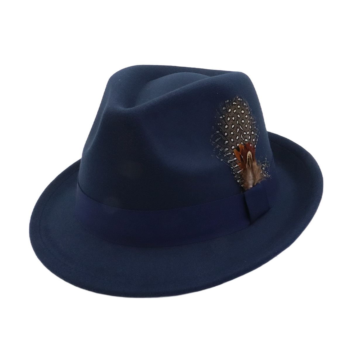 Unisex herfst-winter vintage w - Fedora Hat Wool recensie en prijs