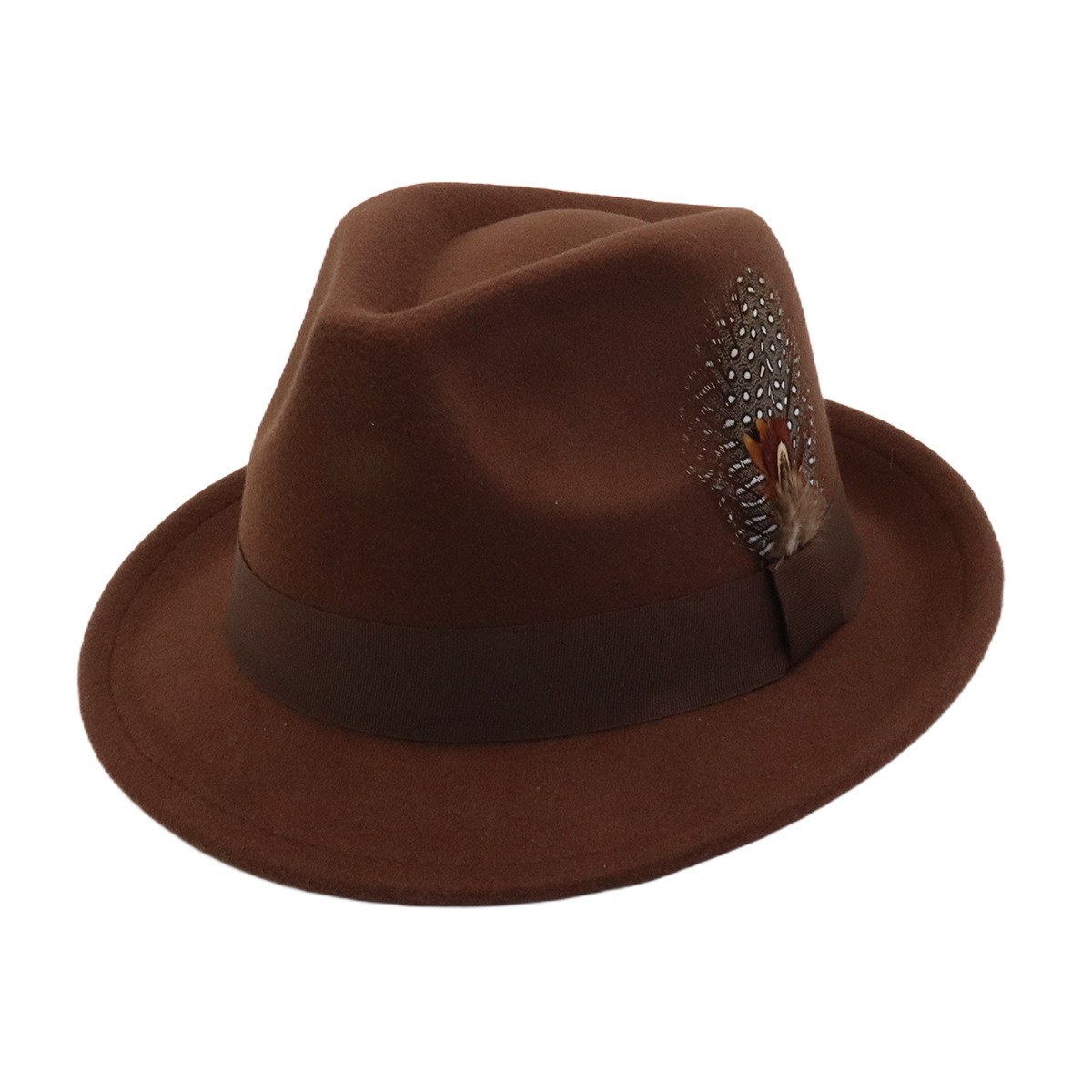 Unisex herfst-winter vintage w - Fedora Hat Wool recensie en prijs